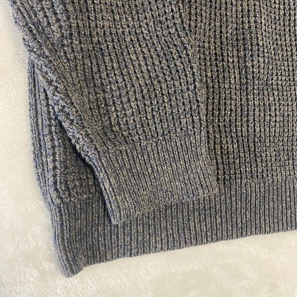 LL Bean Sweater Mens XL Tall XLT Organic Cotton Waffle Knit 1/4 Zip Thick 508975 - Picture 5 of 9